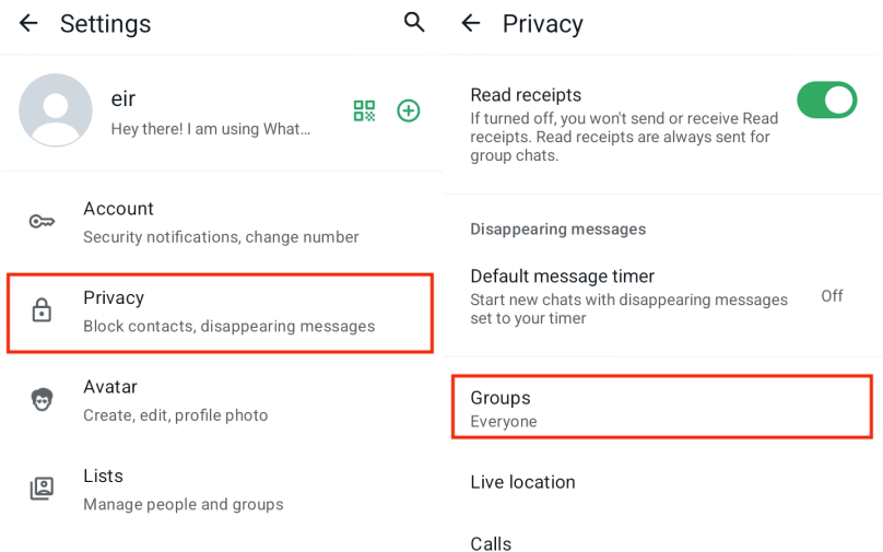 Prevent Being Added to Random WhatsApp Groups